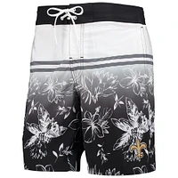 Men's G-III Sports by Carl Banks Black New Orleans Saints Island Volley Swim Shorts