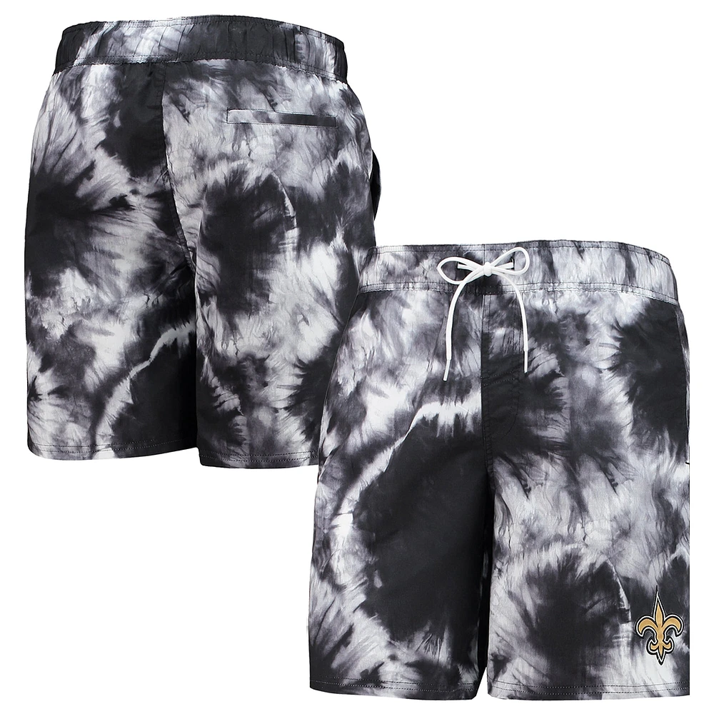 Short de bain pour homme G-III Sports by Carl Banks noir New Orleans Saints Splash Volley