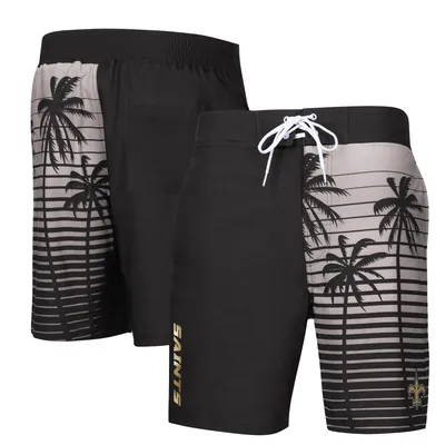 New Orleans Saints G-III Sports by Carl Banks Volley Swim Trunks - Black