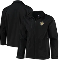 Men's Hands High Black New Orleans Saints Strong Side Soft Shell Jacket