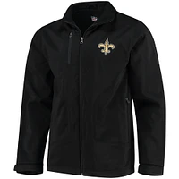 Men's Hands High Black New Orleans Saints Strong Side Soft Shell Jacket