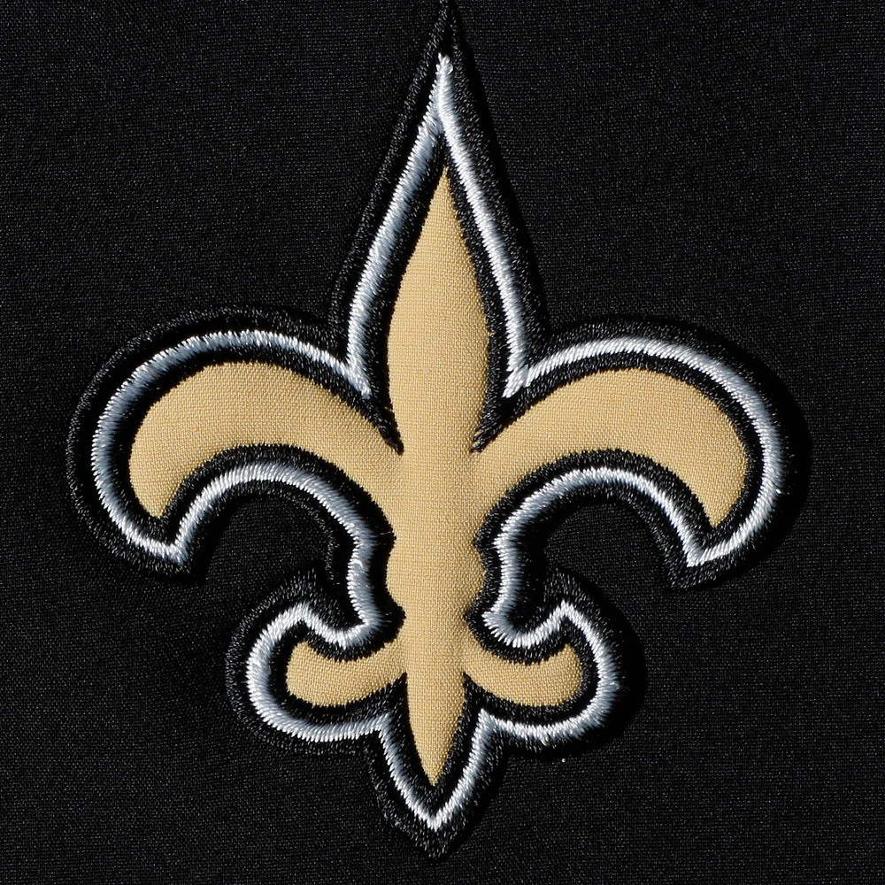 Men's Hands High Black New Orleans Saints Strong Side Soft Shell Jacket