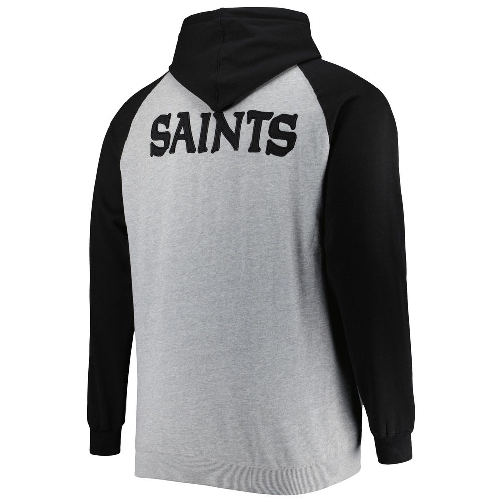 Lids New Orleans Saints Big & Tall Logo Pullover Hoodie - Black