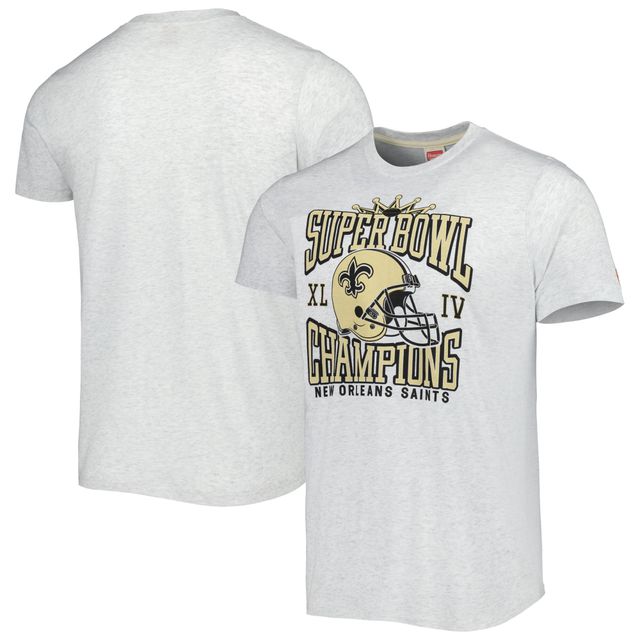 Hommage Ash New Orleans Saints Champs Hyper Local T-shirt triple mélange pour homme