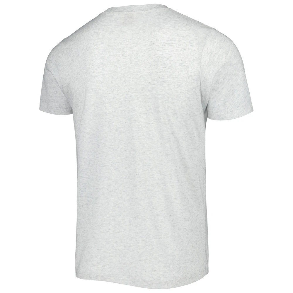 Men's Homage Ash New Orleans Saints Champs Hyper Local Tri-Blend T-Shirt
