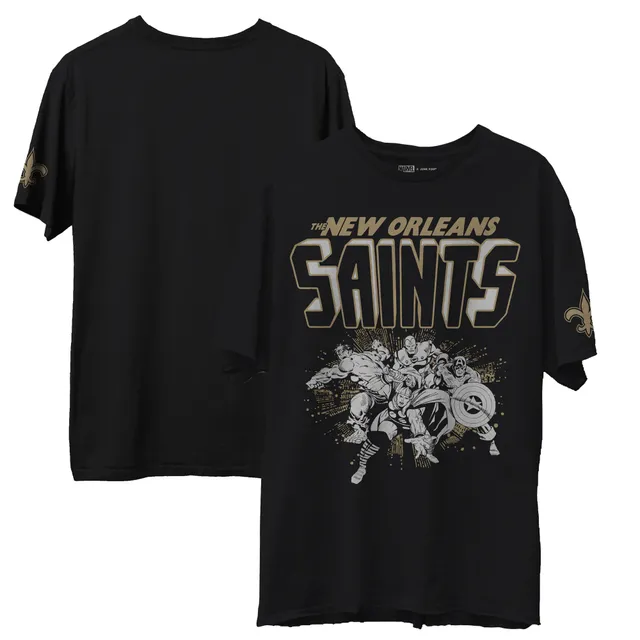 Men's Starter Black New Orleans Saints Extreme Defender T-Shirt