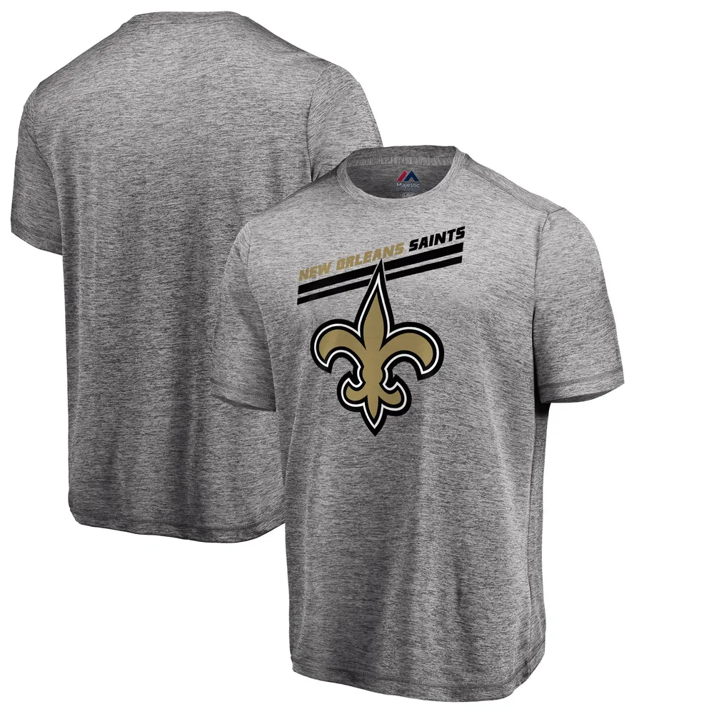 NEW ORLEANS Saints Shirt Mens S Long-Sleeve Performance Majestic