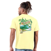 Men's Margaritaville Gold New Orleans Saints Time Flies T-Shirt