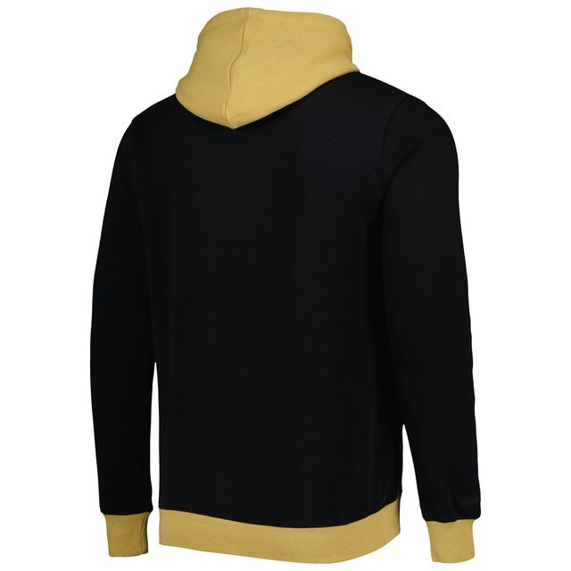 Chandail à capuchon Big Face 5.0 des Saints de la Nouvelle-Orléans Mitchell & Ness pour homme, noir