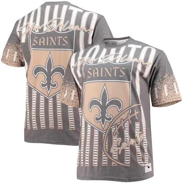 Men's MSX by Michael Strahan Black New Orleans Saints Camo Long Sleeve T- Shirt 