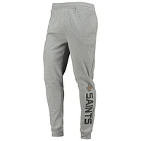 Pantalon de jogging MSX by Michael Strahan gris chiné New Orleans Saints pour homme