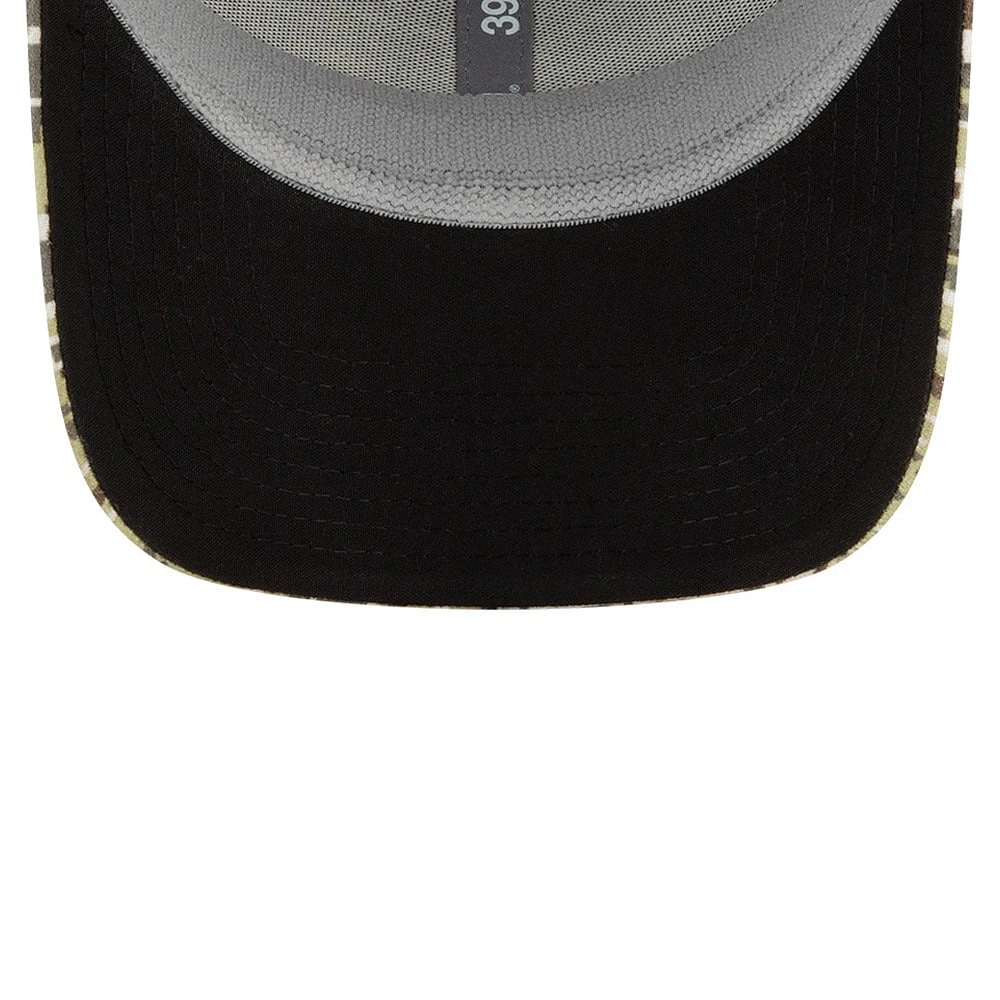 Men's New Era Black/Camo Orleans Saints 2021 Salute To Service - 39THIRTY Flex Hat