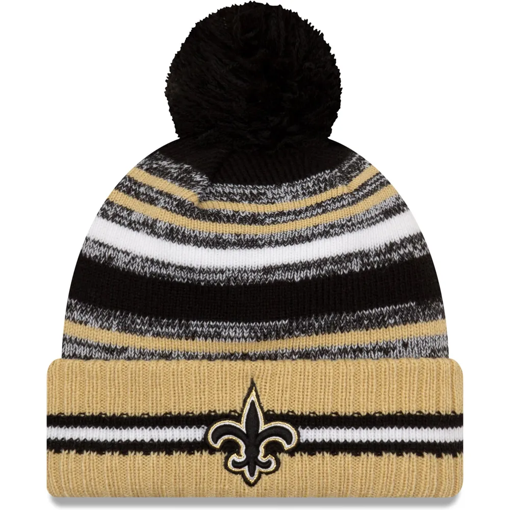 New Orleans Saints New Era NFL 2022 On Field Sideline Sport Knit Bobble Hat