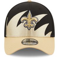 Men's New Era Black/Gold Orleans Saints Surge 39THIRTY - Flex Hat