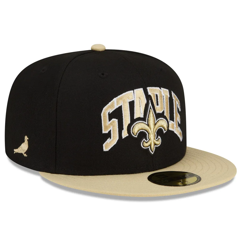 Men's New Era Black New Orleans Saints Pop 59FIFTY Fitted Hat