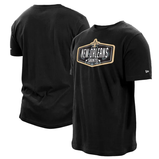 Men's NFL x Darius Rucker Collection by Fanatics Black New Orleans Saints T-Shirt Size: Medium