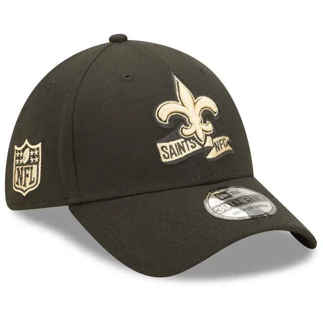 New Era Men's New Orleans Saints 2023 Sideline Historic Black Knit Hat