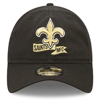 New Era pour homme New Orleans Saints 2022 Sideline - Casquette réglable couleur équipe 9TWENTY