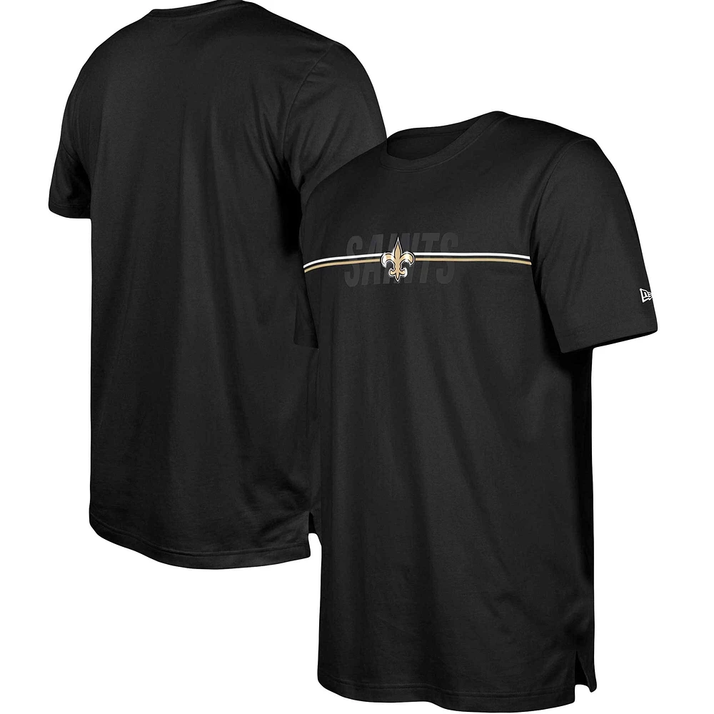 T-shirt New Era Orleans Saints 2023 NFL Training Camp noir pour homme