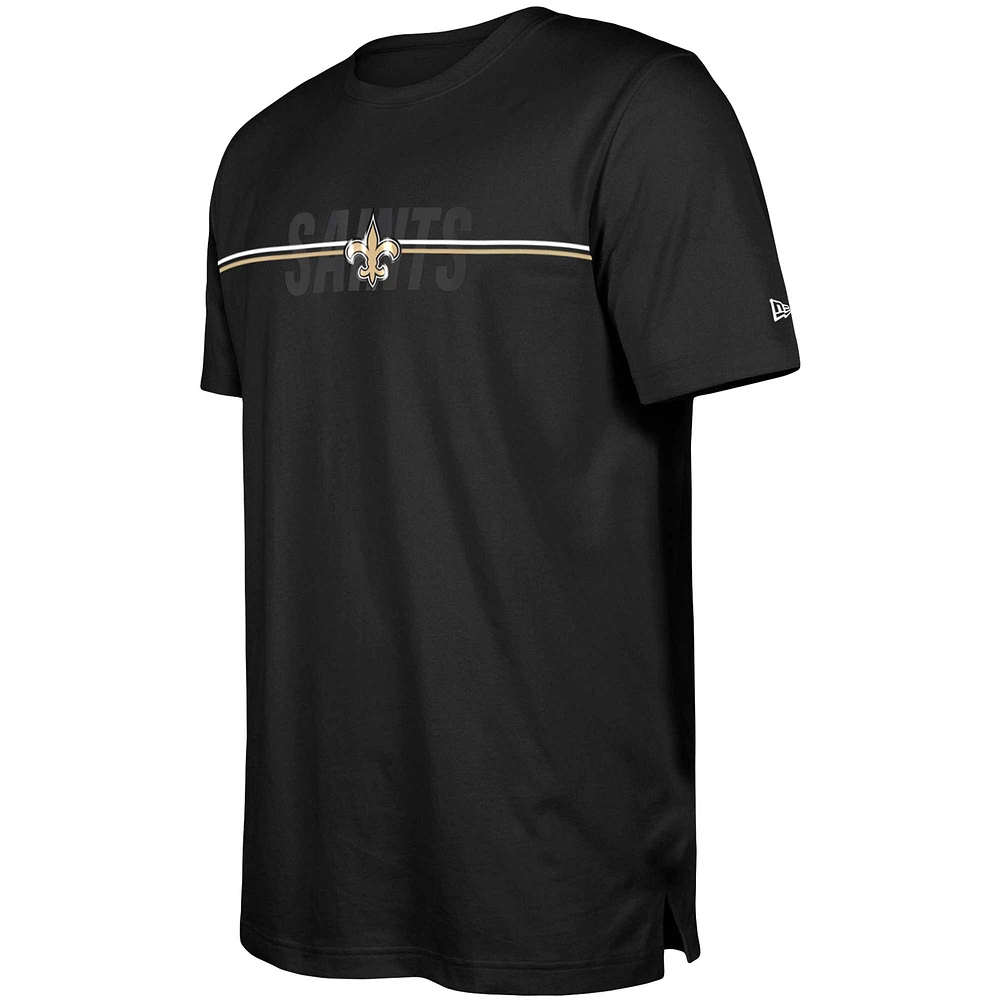 T-shirt New Era Orleans Saints 2023 NFL Training Camp noir pour homme