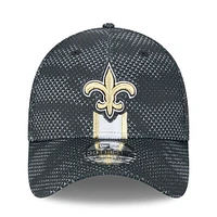 Casquette flexible New Era Orleans Saints 2024 Sideline 39THIRTY pour hommes, noire