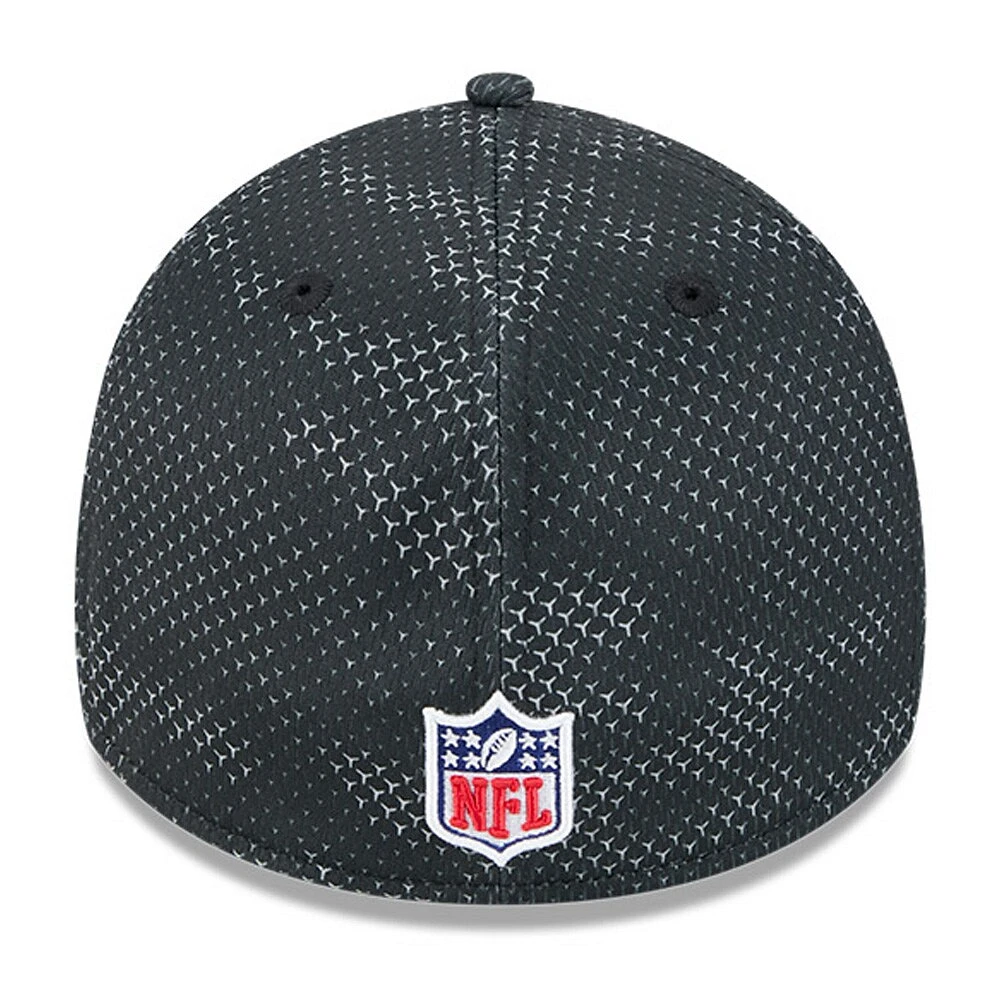 Casquette flexible New Era Orleans Saints 2024 Sideline 39THIRTY pour hommes, noire