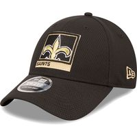 Men's New Era Black New Orleans Saints A-Frame - 9FORTY Snapback Hat