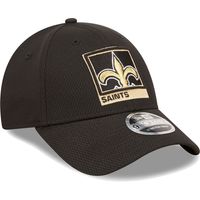 Men's New Era Black New Orleans Saints A-Frame - 9FORTY Snapback Hat