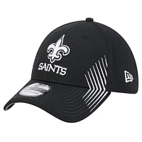 Men's New Era Black Orleans Saints Active 39THIRTY Flex Hat