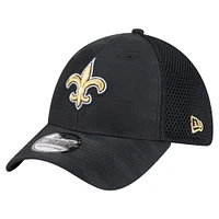 Men's New Era Black Orleans Saints Active Camo 39THIRTY Flex Hat