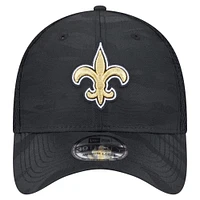 Men's New Era Black Orleans Saints Active Camo 39THIRTY Flex Hat