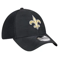 Men's New Era Black Orleans Saints Active Camo 39THIRTY Flex Hat