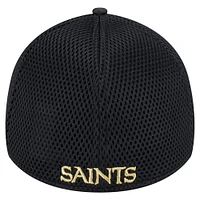 Men's New Era Black Orleans Saints Active Camo 39THIRTY Flex Hat