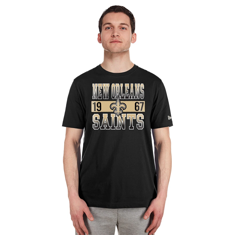 T-shirt New Era noir Orleans Saints City Team pour homme