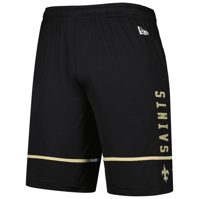 Short d'entraînement New Orleans Saints Combine Authentic Rusher Era noir pour homme