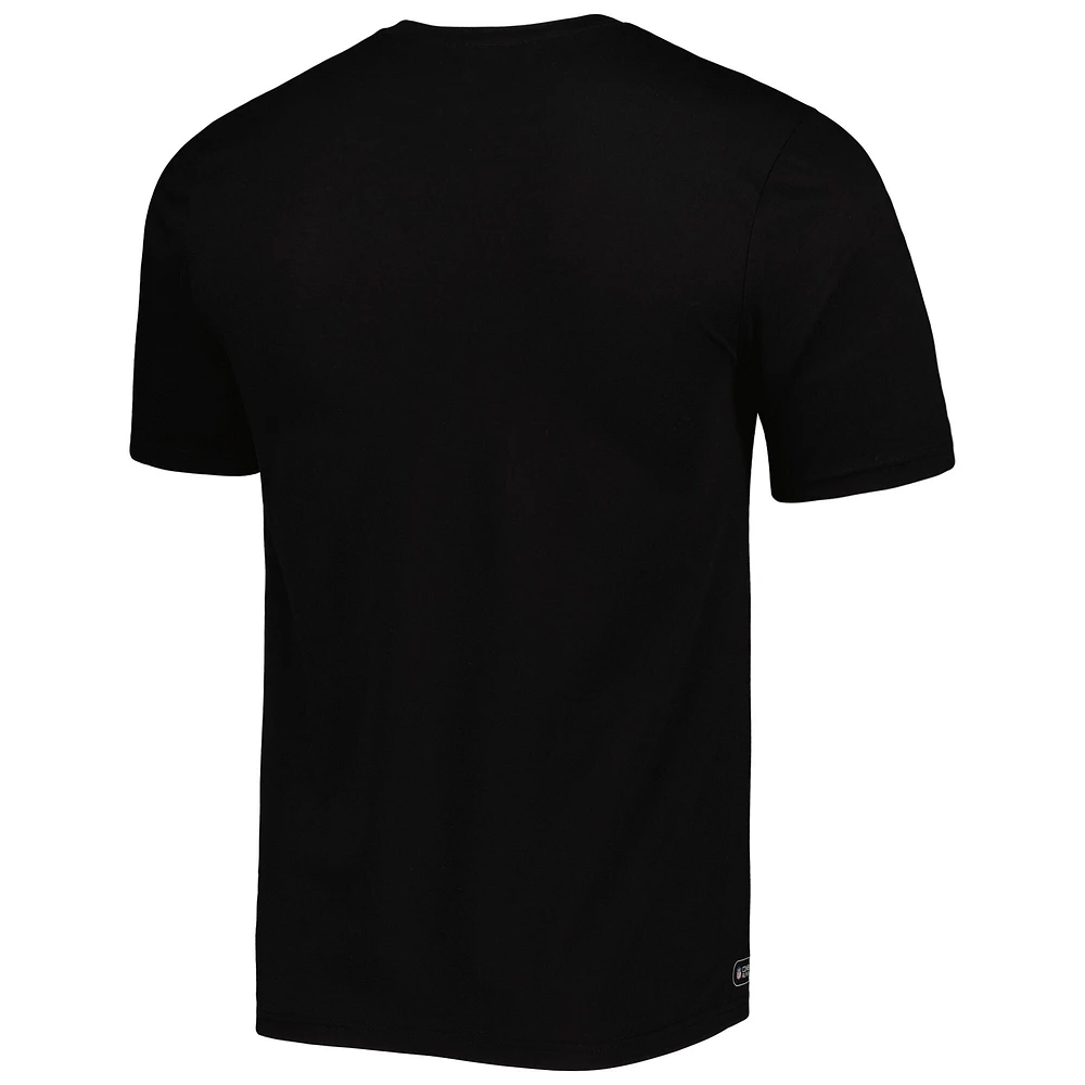 Men's New Era Black Orleans Saints Combine Authentic Training Huddle Up T-Shirt