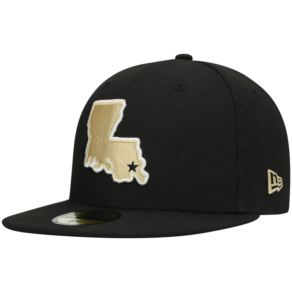 Men's New Era White New Orleans Saints Omaha 59FIFTY Fitted Hat