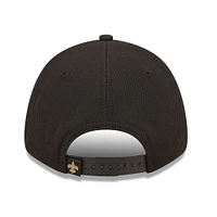 Men's New Era Black New Orleans Saints Framed AF 9FORTY Snapback Hat