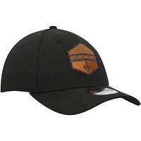 Men's New Era Black Orleans Saints Gulch 39THIRTY Flex Hat