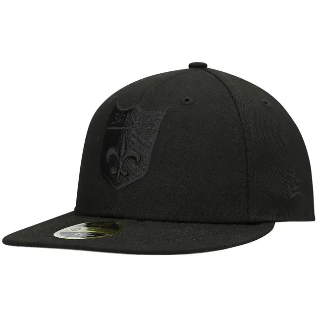 Tennessee Titans New Era Team Black on Black Alternate Logo 59FIFTY Fitted  Hat