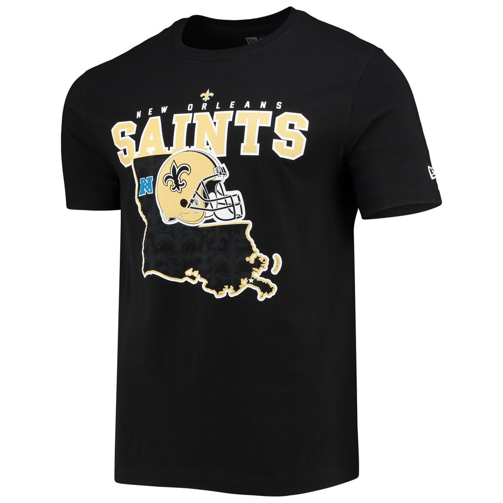 Men's New Era Black Orleans Saints Local Pack T-Shirt