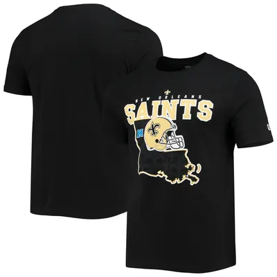 T-shirt New Era noir Orleans Saints Local Pack pour homme