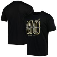 Men's New Era Black Orleans Saints Scrimmage T-Shirt