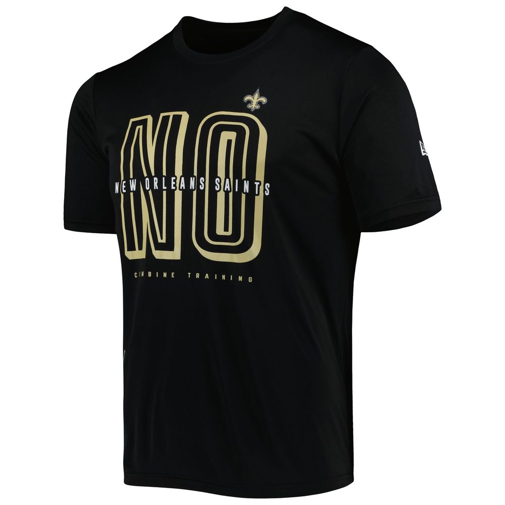 Men's New Era Black Orleans Saints Scrimmage T-Shirt