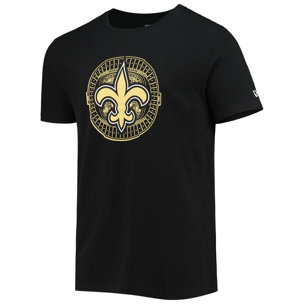 Men's New Era Black Orleans Saints Stadium T-Shirt