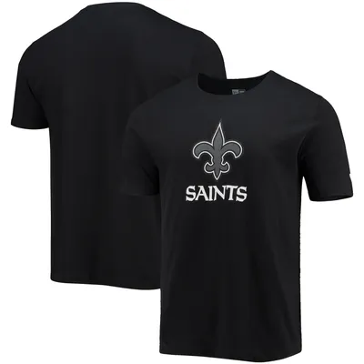New Orleans Saints Era Team Logo T-Shirt - Black