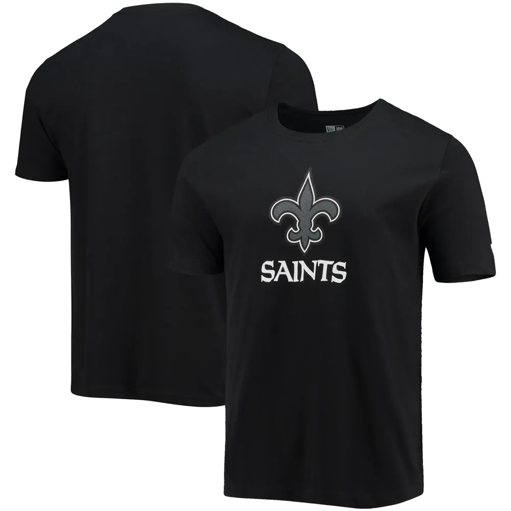 T-shirt à logo New Orleans Saints pour homme Era noir