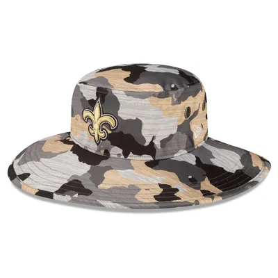 New Orleans Saints New Era 2022 NFL Training Camp Official Panama Bucket Hat - Camo