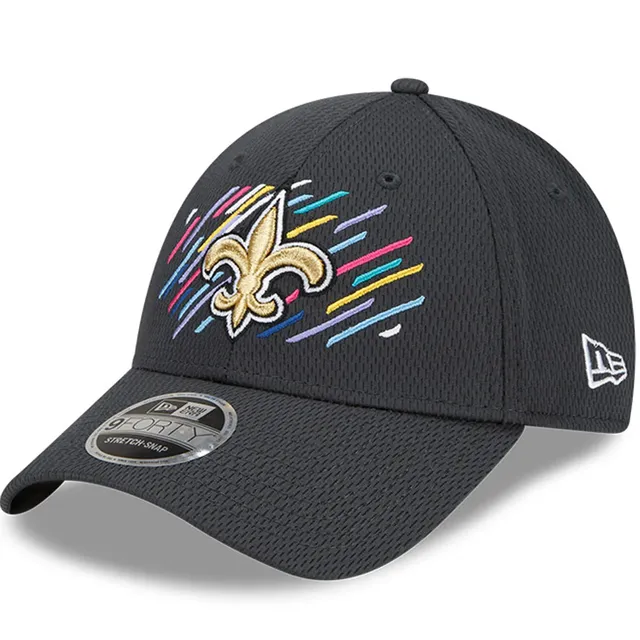 Men's New Era Black New Orleans Saints Elemental 39THIRTY Flex Hat