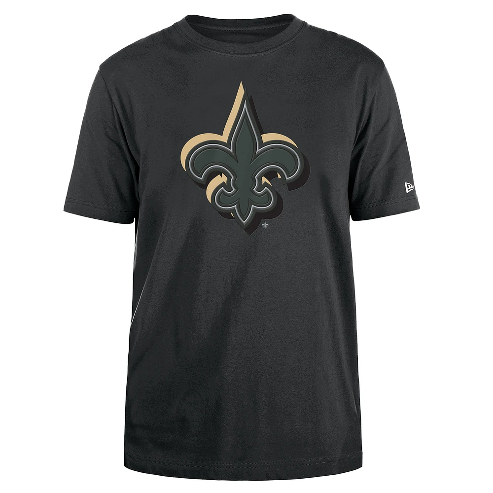 T-shirt New Era Charcoal Orleans Saints 2024 NFL Draft pour homme